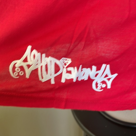 Soho diamond relax fit tank top with silk trim - Picture 3 of 6